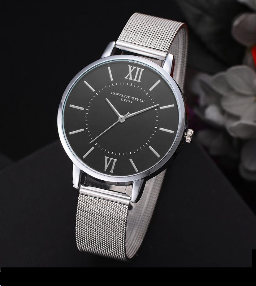 Most Luxurious Black and Mesh Band Watch for Woman