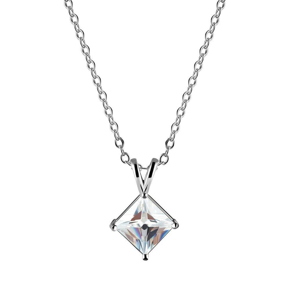 Princess Pair IOBI Crystals Matching Necklace and Earrings Set