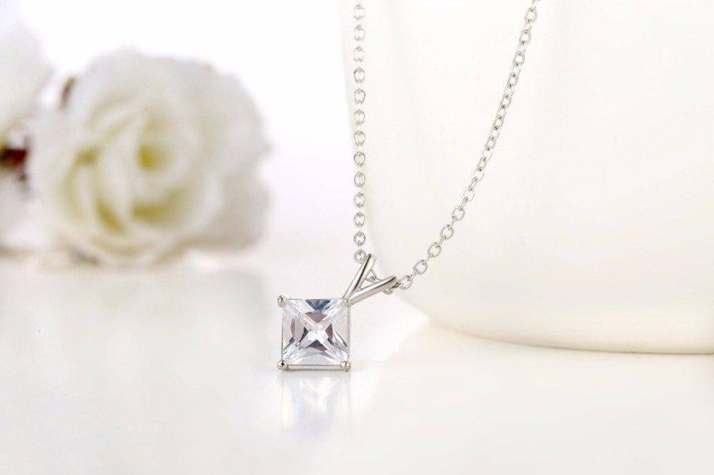 Princess Pair IOBI Crystals Matching Necklace and Earrings Set