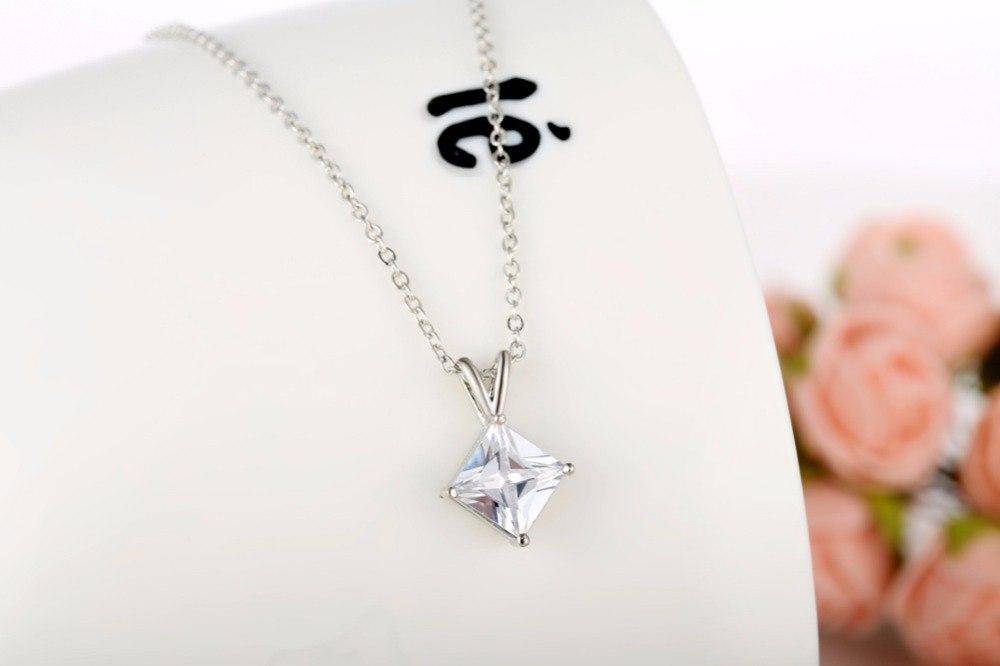 Princess Pair IOBI Crystals Matching Necklace and Earrings Set