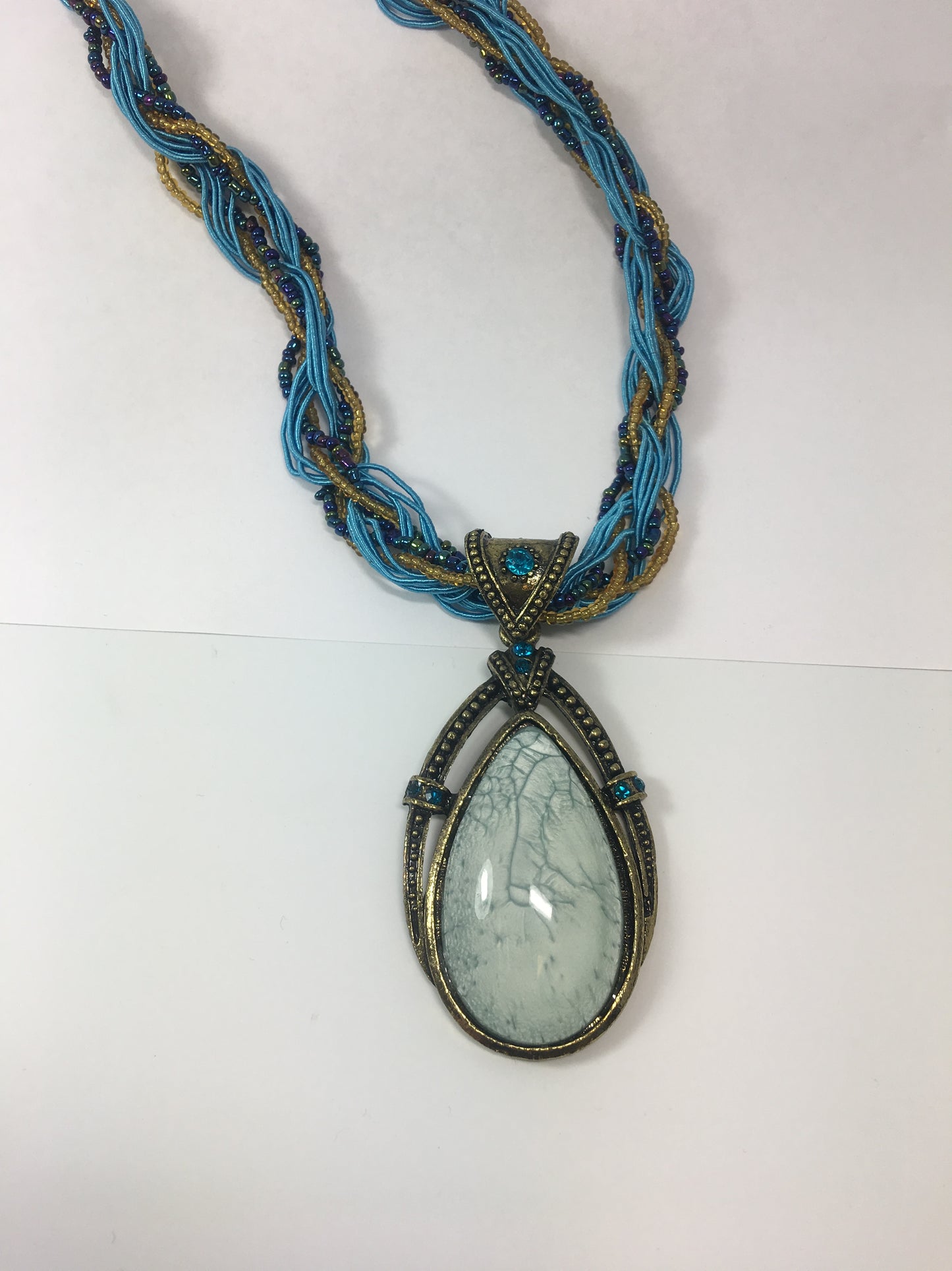 Standout Turkish Stone Statement Necklace for Women