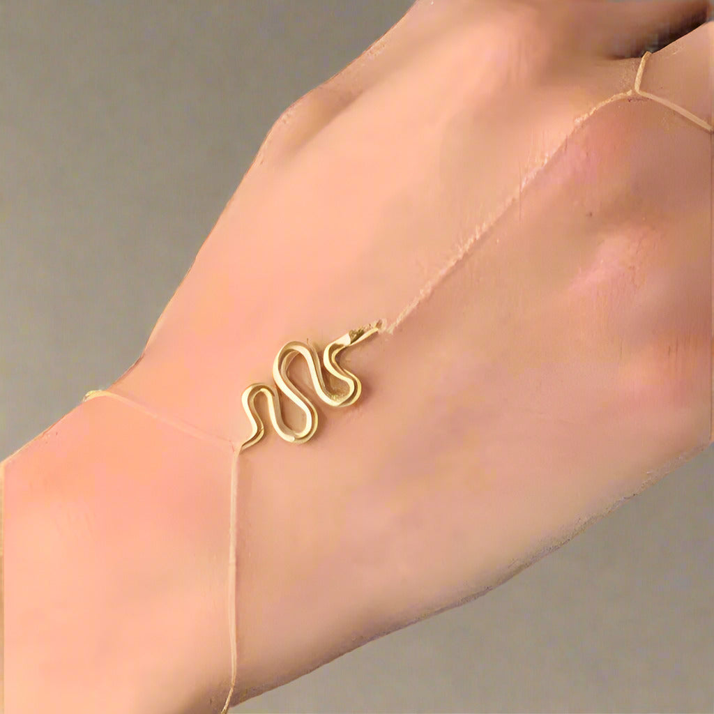 Feshionn IOBI bracelets Yellow Gold CLEARANCE - Snake Chains Body Jewelry Bracelet