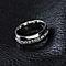 Feshionn IOBI Rings 6 / Stainless Steel / 6 Ultimate Eternity Band Stainless Steel and Channel Set CZ Ring