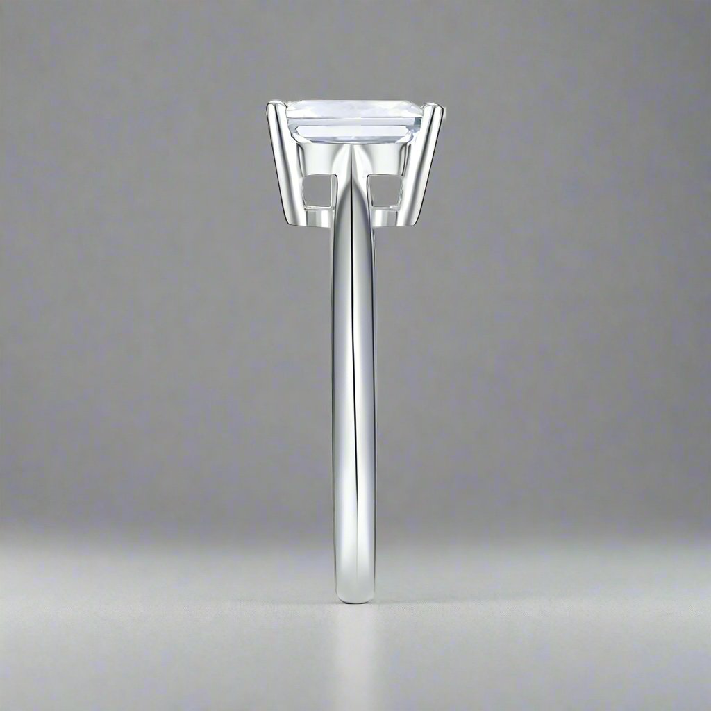 Feshionn IOBI Rings Elise 1.5CT Emerald Cut Solitaire IOBI Cultured Diamond Ring