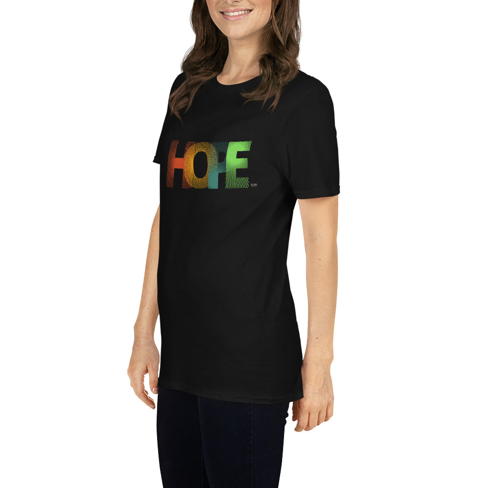 Short-Sleeve Women Soft T-Shirt HOPE Design by IOBI Original Apparel