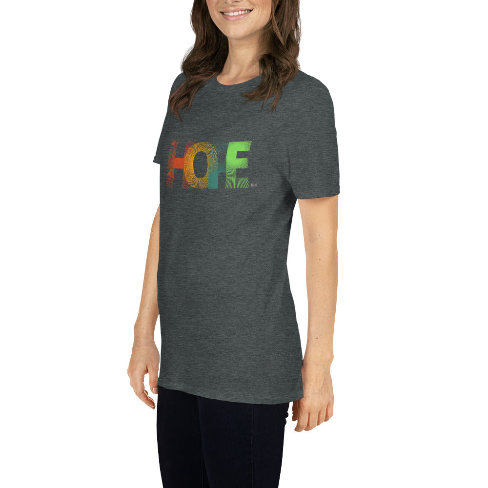Short-Sleeve Women Soft T-Shirt HOPE Design by IOBI Original Apparel