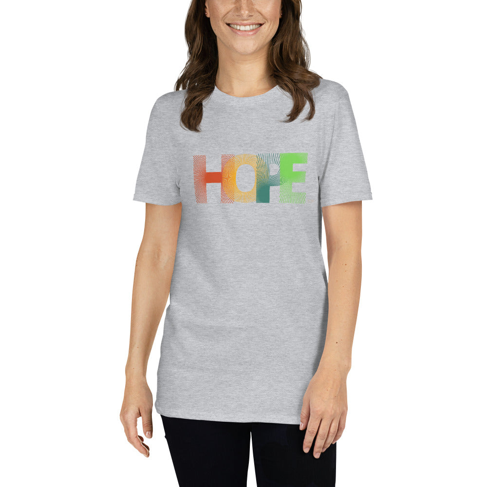 Short-Sleeve Women Soft T-Shirt HOPE Design by IOBI Original Apparel