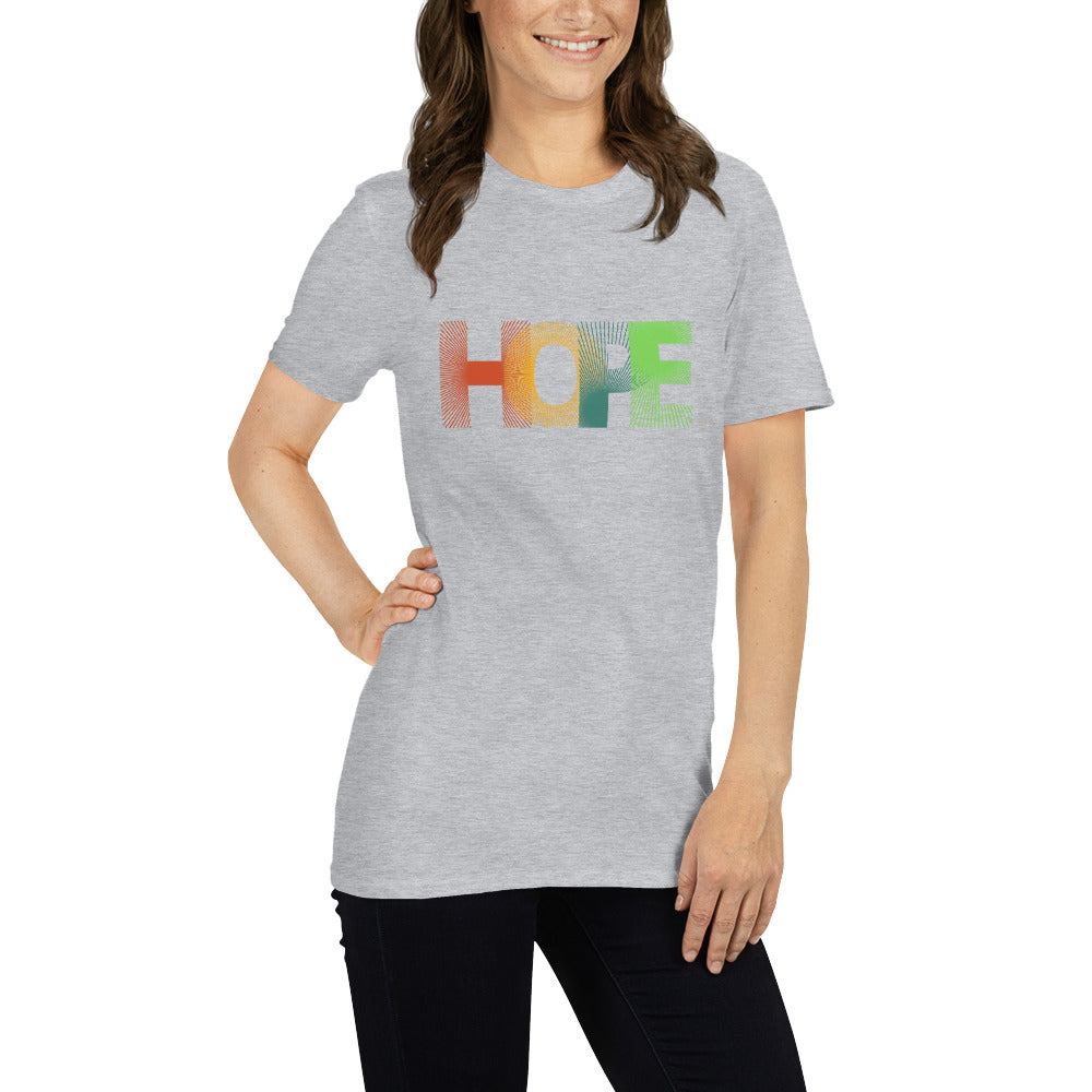Short-Sleeve Women Soft T-Shirt HOPE Design by IOBI Original Apparel