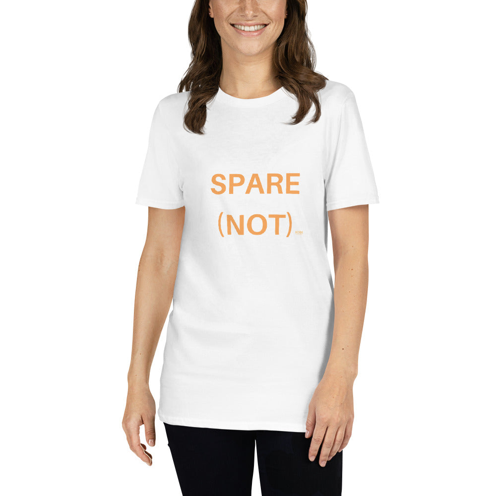 Short-Sleeve Women Soft T-Shirt Spare (not) Design by IOBI Original Apparel