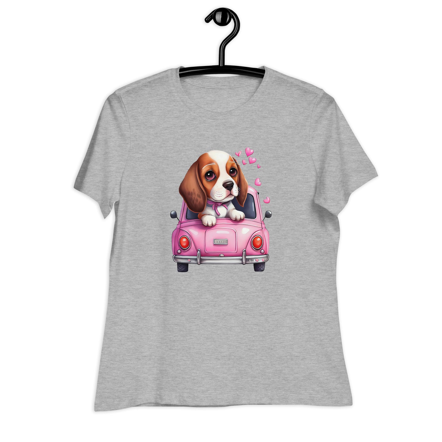 Women's Relaxed Soft & Smooth Premium Quality T-Shirt My Beagle Design by IOBI Original Apparel