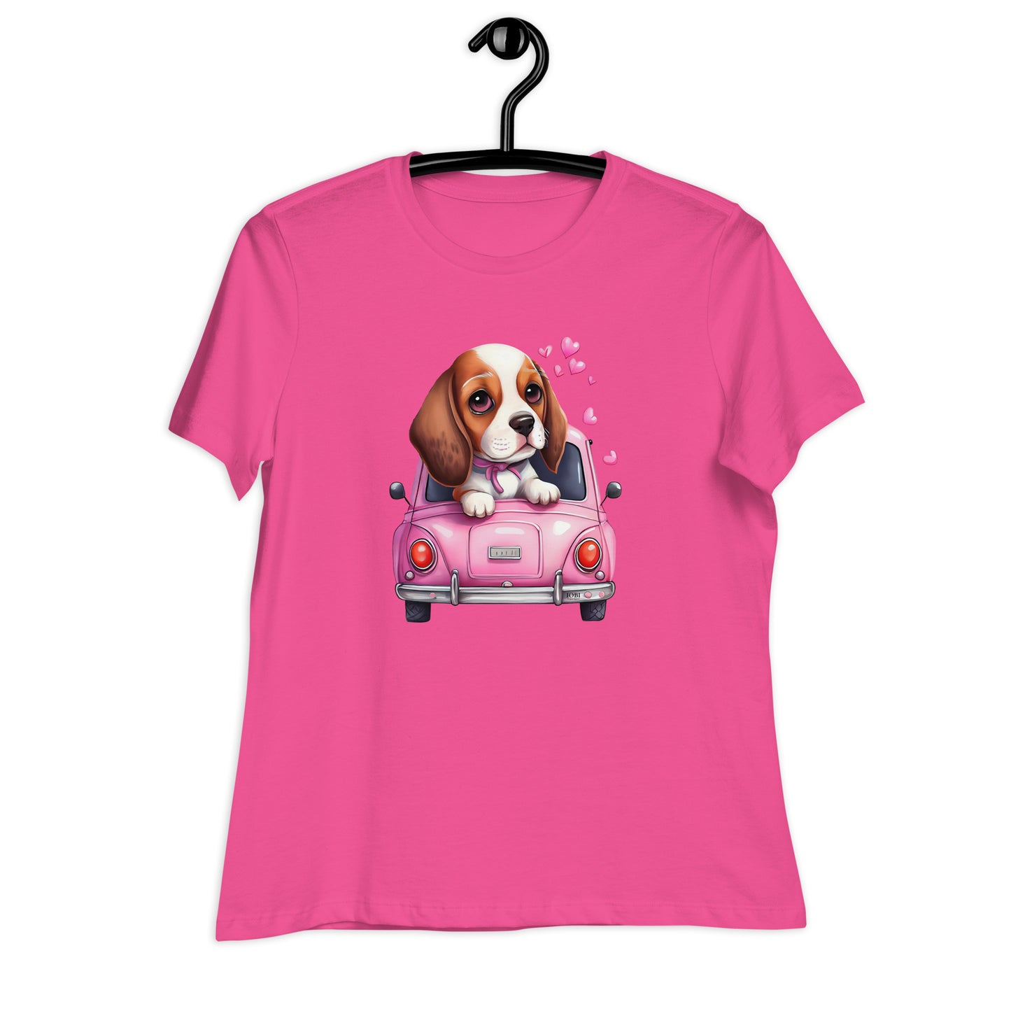 Women's Relaxed Soft & Smooth Premium Quality T-Shirt My Beagle Design by IOBI Original Apparel
