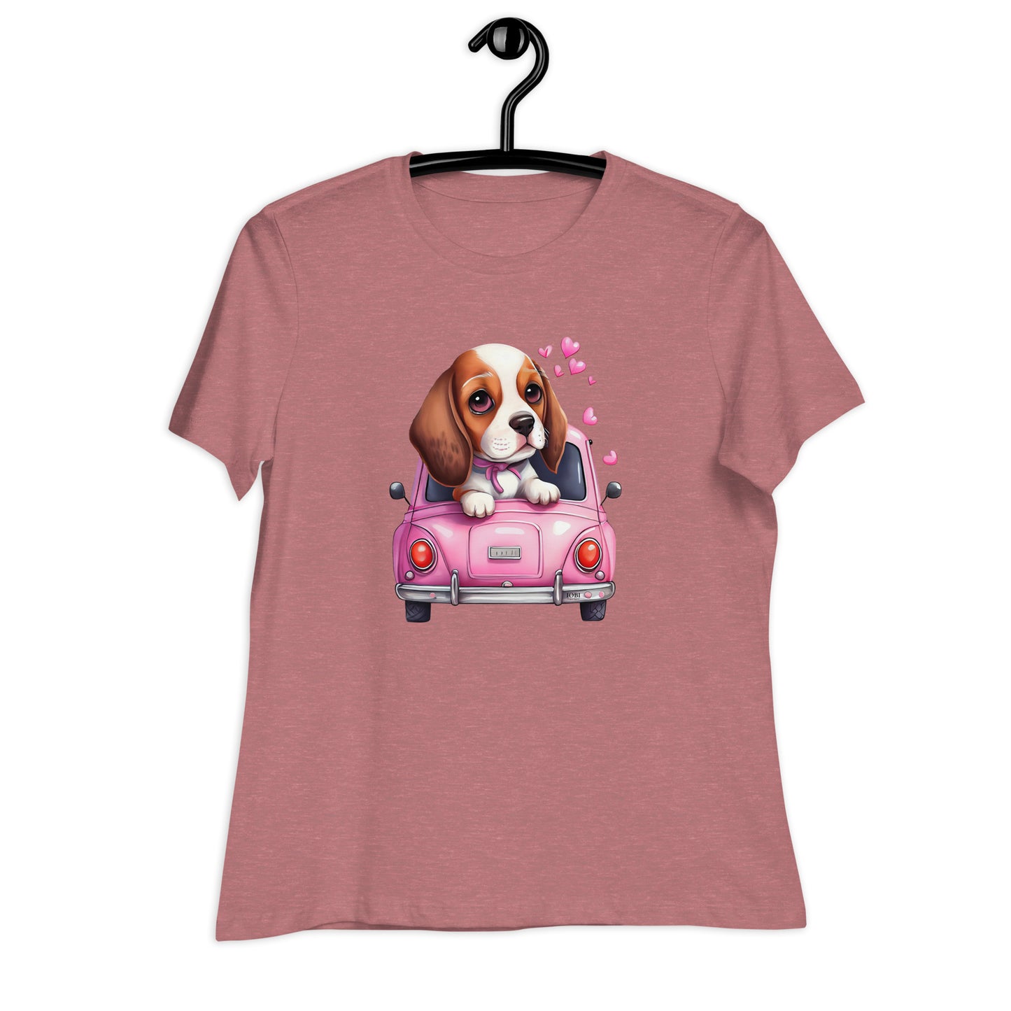 Women's Relaxed Soft & Smooth Premium Quality T-Shirt My Beagle Design by IOBI Original Apparel