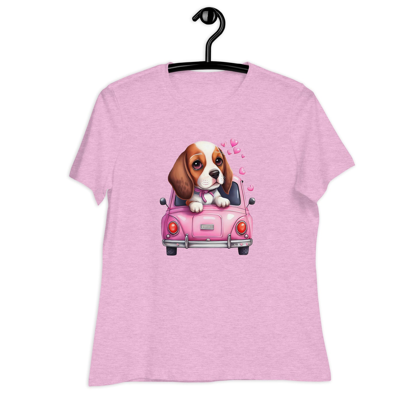 Women's Relaxed Soft & Smooth Premium Quality T-Shirt My Beagle Design by IOBI Original Apparel