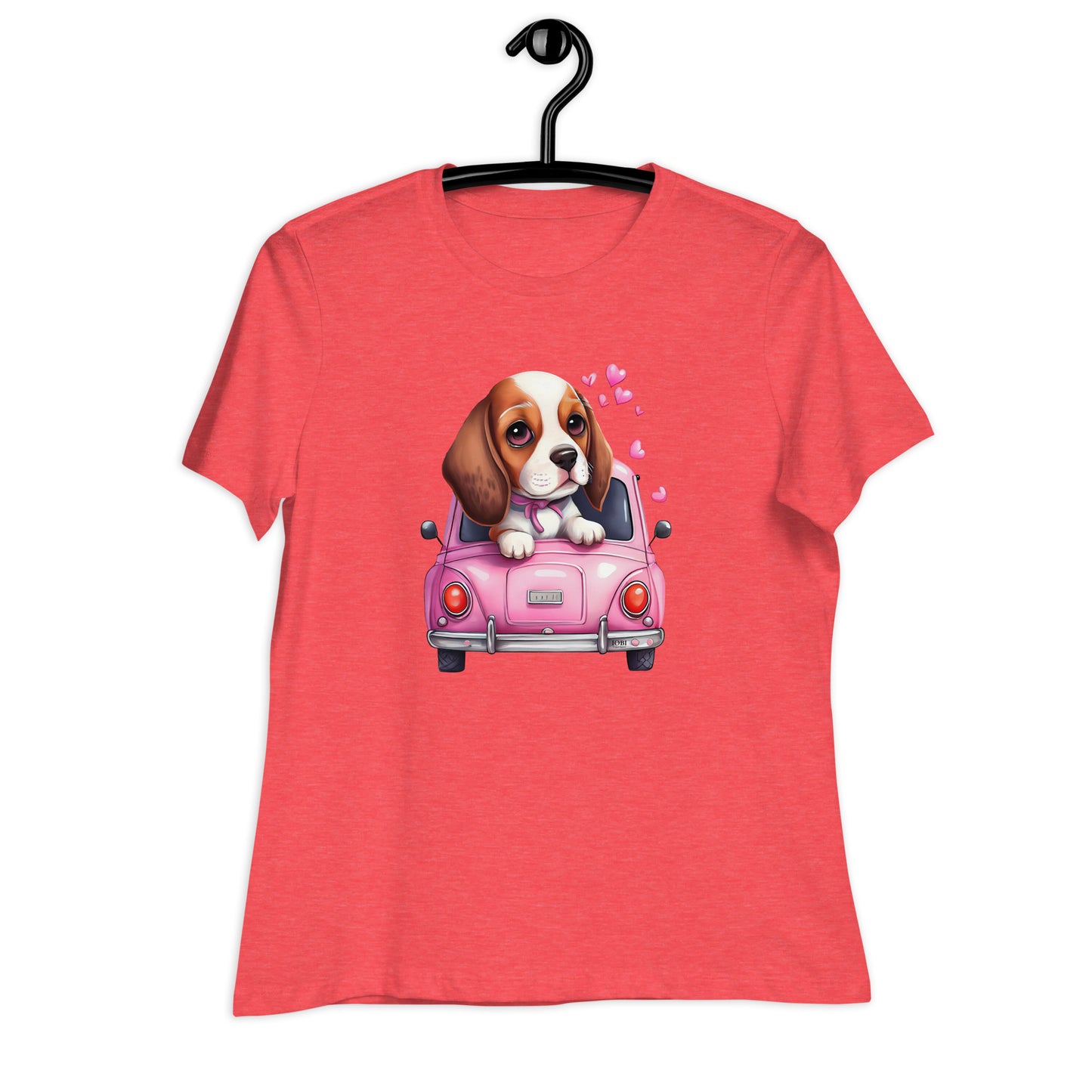 Women's Relaxed Soft & Smooth Premium Quality T-Shirt My Beagle Design by IOBI Original Apparel