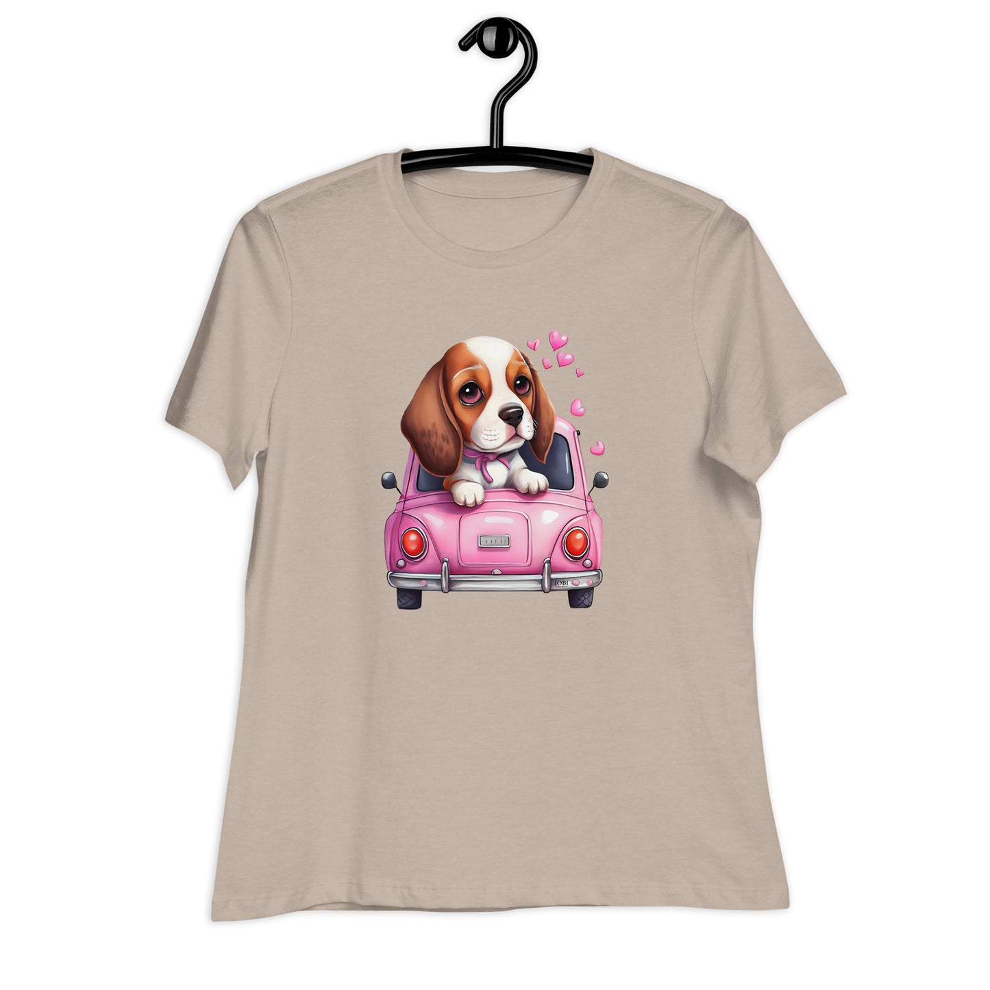 Women's Relaxed Soft & Smooth Premium Quality T-Shirt My Beagle Design by IOBI Original Apparel
