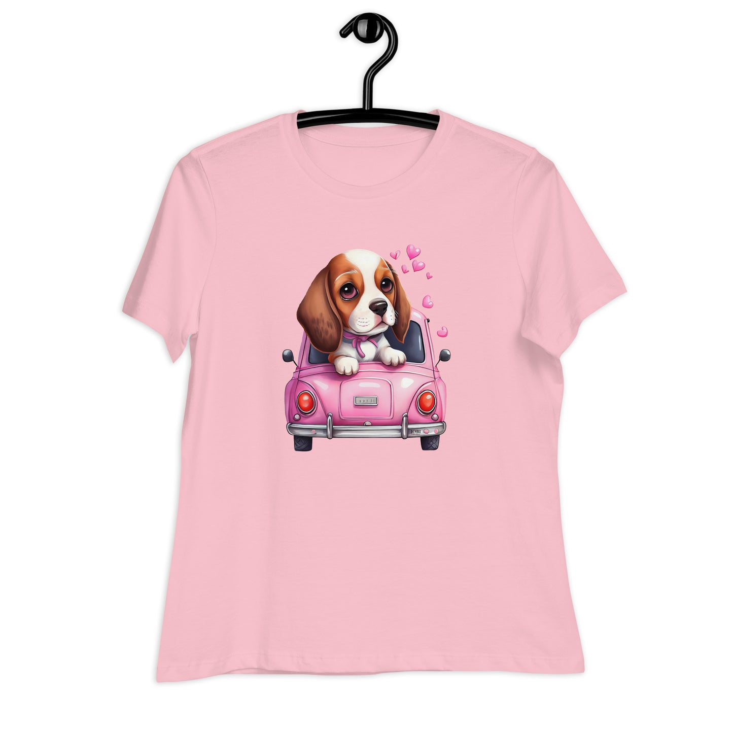 Women's Relaxed Soft & Smooth Premium Quality T-Shirt My Beagle Design by IOBI Original Apparel