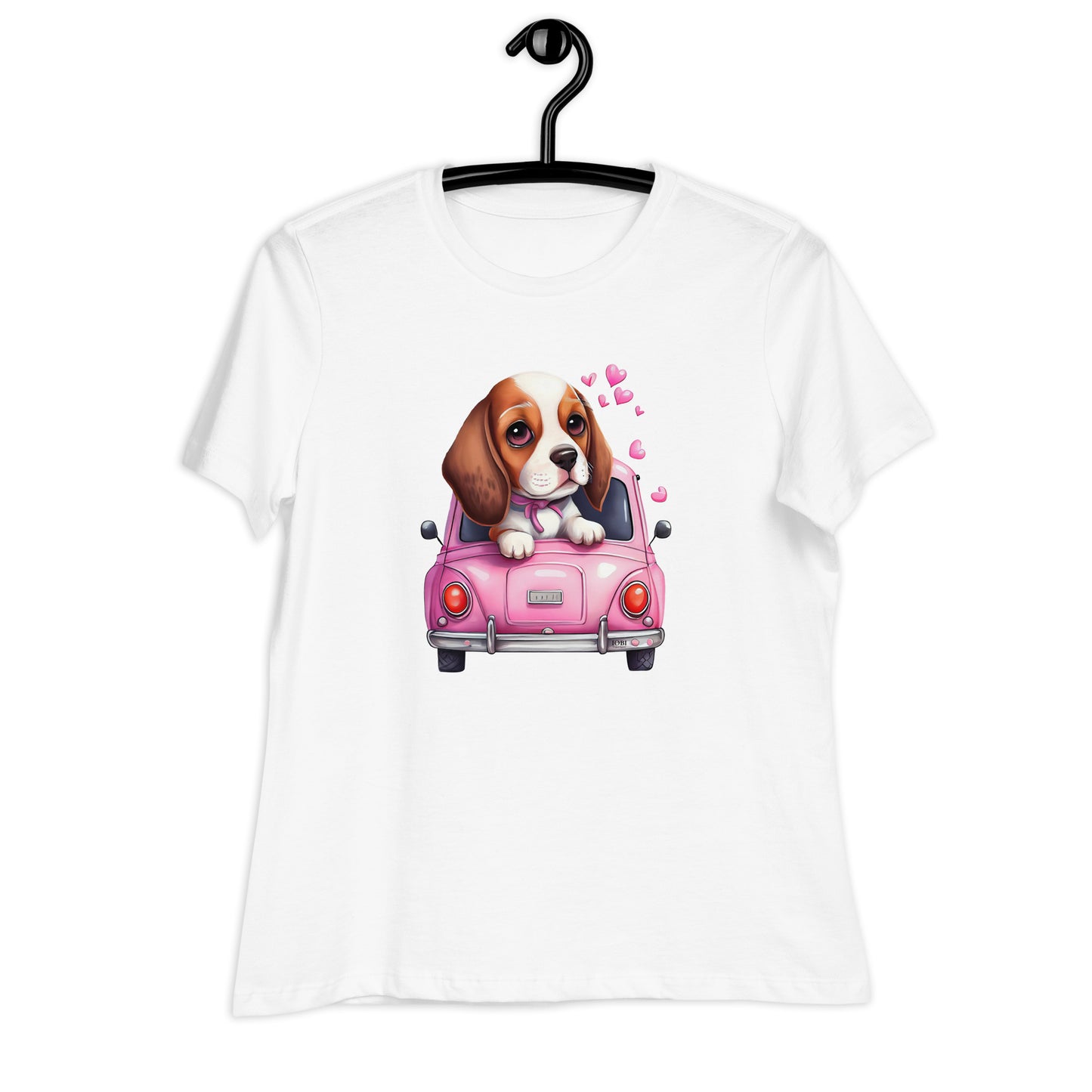 Women's Relaxed Soft & Smooth Premium Quality T-Shirt My Beagle Design by IOBI Original Apparel