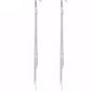 Seven Strands Silver Chain Earrings for Women Everyday Wear Special Occasion