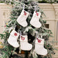 Letters Embroidery Christmas Hanging Socks Ornametns