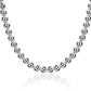 Classic Beads Silver Necklace