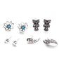 ON SALE - Mix & Match Four Piece Naturals Stud Earring Ensemble