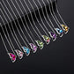 Wondrous Wings Crystal Butterfly Necklace ~ In Ten Colors