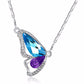 Wondrous Wings Crystal Butterfly Necklace ~ In Ten Colors