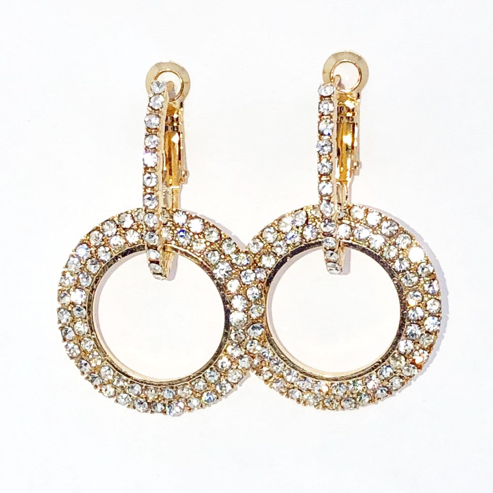 Supreme Shine Double Circle Earrings
