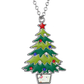 Merry Christmas Enamel Necklace Holiday Gift