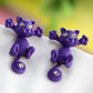 Cool Cat Two Piece Moving Earrings