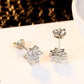 Fresh Flowers Zirconia Necklace and Earrings Set