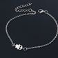 Shining Silver Hamsa Bracelet
