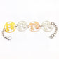 Boy & Girl Tri-Color Stainless Steel Bracelet