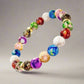 Triple Chakras Beaded Stretch Bracelet for Woman or Men