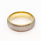 Two Tone Sandblasted Stainless Steel Men's Band
