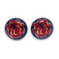 feshionn-iobi-gold-rose-enamel-button-stud-earrings