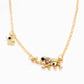 Mommy & Baby Crystal Elephant Necklace