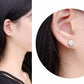 Fresh Flowers Zirconia Necklace and Earrings Set