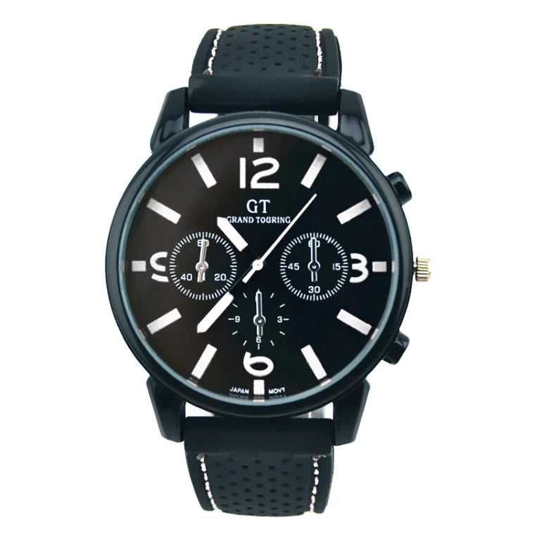 Men's GT Racing Style Wrist Watch in Four Colors