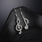 Music To My Ears Crystal Earrings