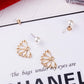 Lotus Flower Pearl Stud Earrings & Jacket