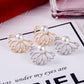 Lotus Flower Pearl Stud Earrings & Jacket