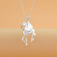 Pegasus Sterling Silver Necklace Pendant for Woman
