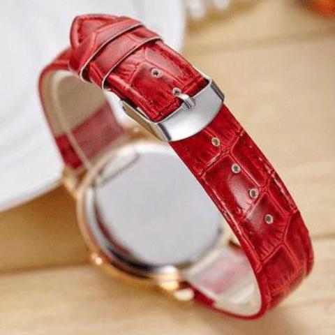Free Falling Crystal Bezel Wrist Watch
