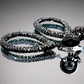 Boutique Black Turkish Crystal Encrusted Drop Earrings