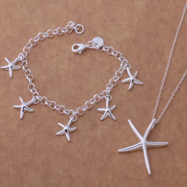 Starfish Silver Matching Set