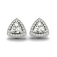 Tiana 0.42CT Trillion Cut OB Simulated Diamond Halo Earrings – Luxury Jewelry for Women