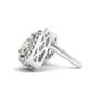 Tiana 0.42CT Trillion Cut OB Simulated Diamond Halo Earrings – Luxury Jewelry for Women