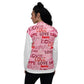 Women Bomber Jacket With Pockets Zipper Premium Quality Fashion Love Design by IOBI Original Apparel
