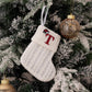 Letters Embroidery Christmas Hanging Socks Ornametns